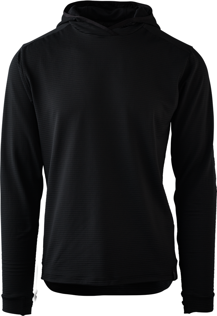 Grid Fleece Hoodie